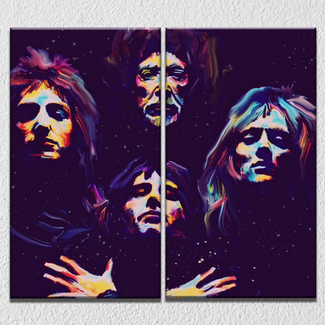 Queen Band Wall Art, Set Of 2