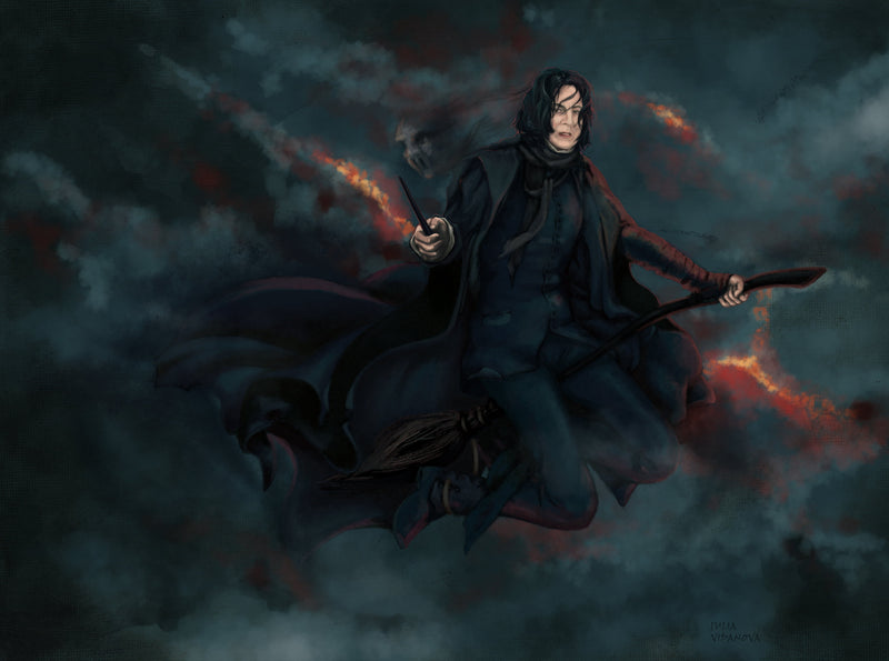 Flying Severus Wallpaper