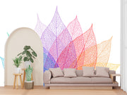 Rainbow Leaf  Customized Wallpaper