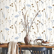 Steps Floral leaf bunch Wallpaper
