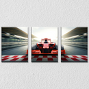 F1 Racing Wall Art , Set Of3