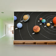 3D Planet Painting Wallpaper