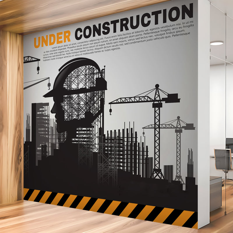 Construction Infographic Wallpaper