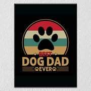 Best Dog Dad Wall Art