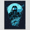 Astronaut Blue Canvas