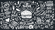 Burger Art Customize Wallpaper