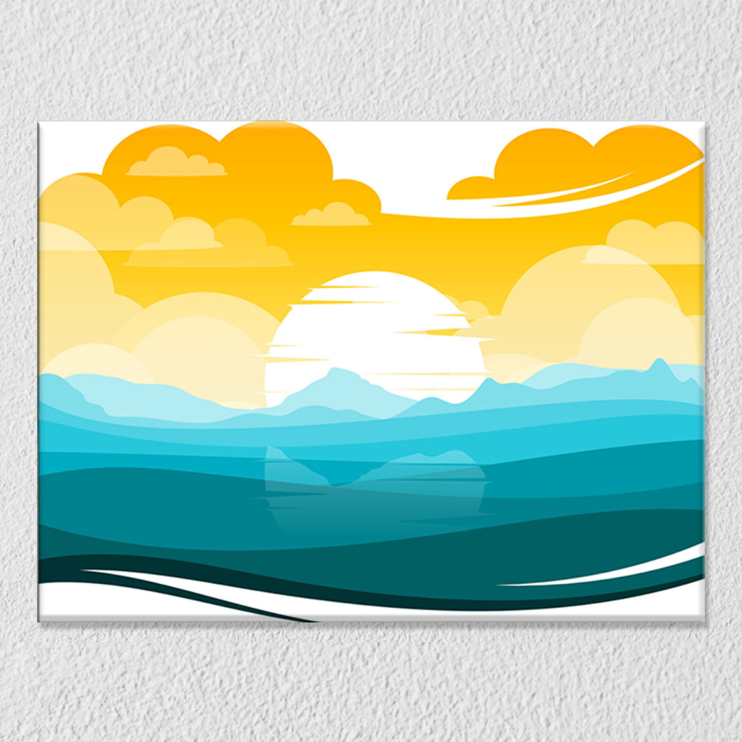 Sunset And Sunrise Wall Art 19