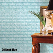 Sky Blue 3D Foam Panel