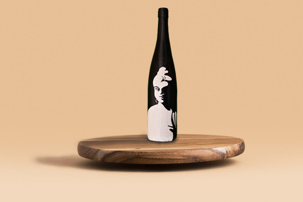 Shadow And Face Bottle Art