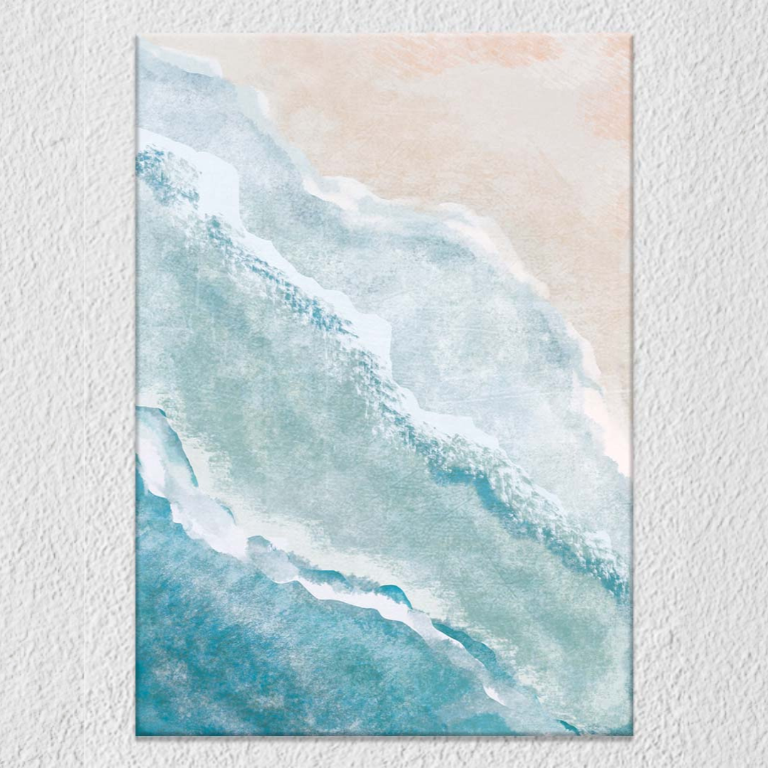 Aqua Canvas Art
