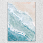Aqua Canvas Art