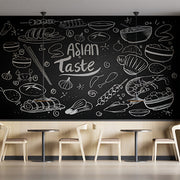 Asian Taste Black Customize Wallpaper