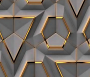 Shine 2 Geometric 3D Wallpaper