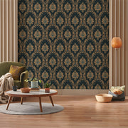 Moksh Damask Seamless Wallpaper