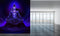Lord Shiva Blue Purple Wallpaper