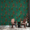 Lakshadweep Green Floral Wallpaper