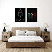 Squid Game Wall Art, Set Of 2
