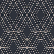 Omega Metro Diamond Geometric Wallpaper