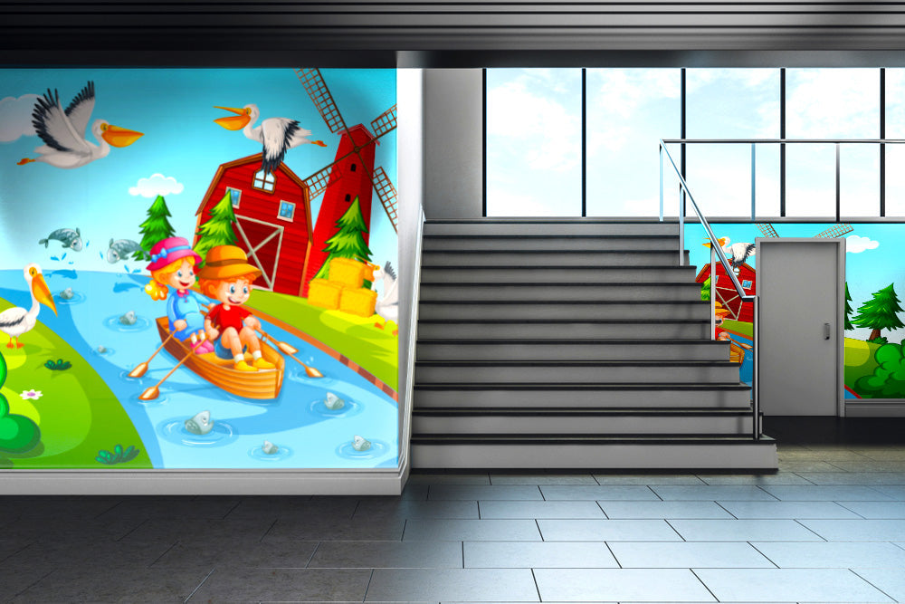Boat Kids Wallpaper