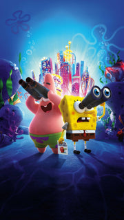 Spongebob Anime Self Adhesive Sticker For Door