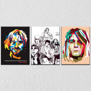 Nirvana Music Band Wall Art, Set Of 3
