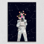 Astronaut Dark Backgound Art