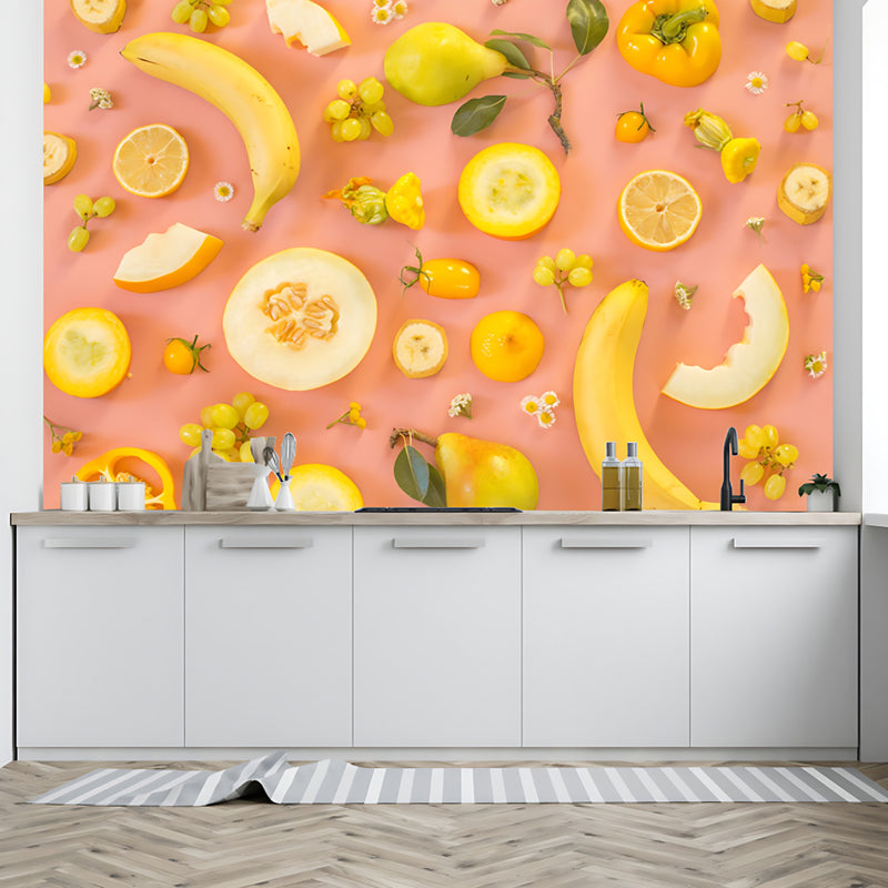 Yellow Fruits On Table Customize Wallpaper