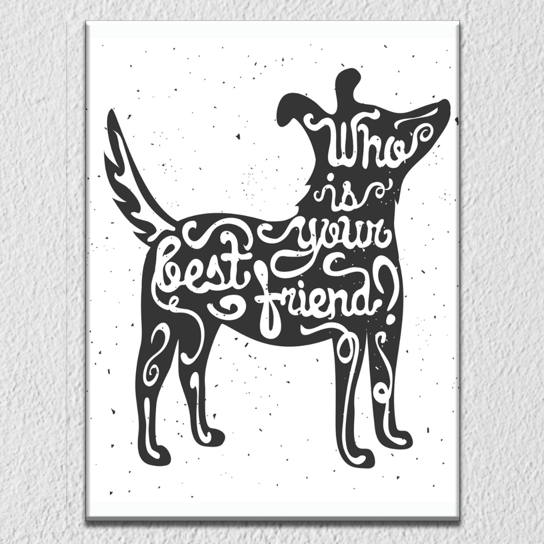Dog Best Friend Wall Art