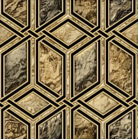 Kohinoor Hexagon Wallpaper