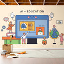 AI Education Wallpaper