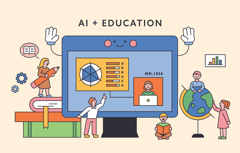 AI Education Wallpaper