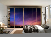 Stars In The Sky Self Adhesive Sticker For Wardrobe