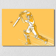 Cricket Batsman Wall Art
