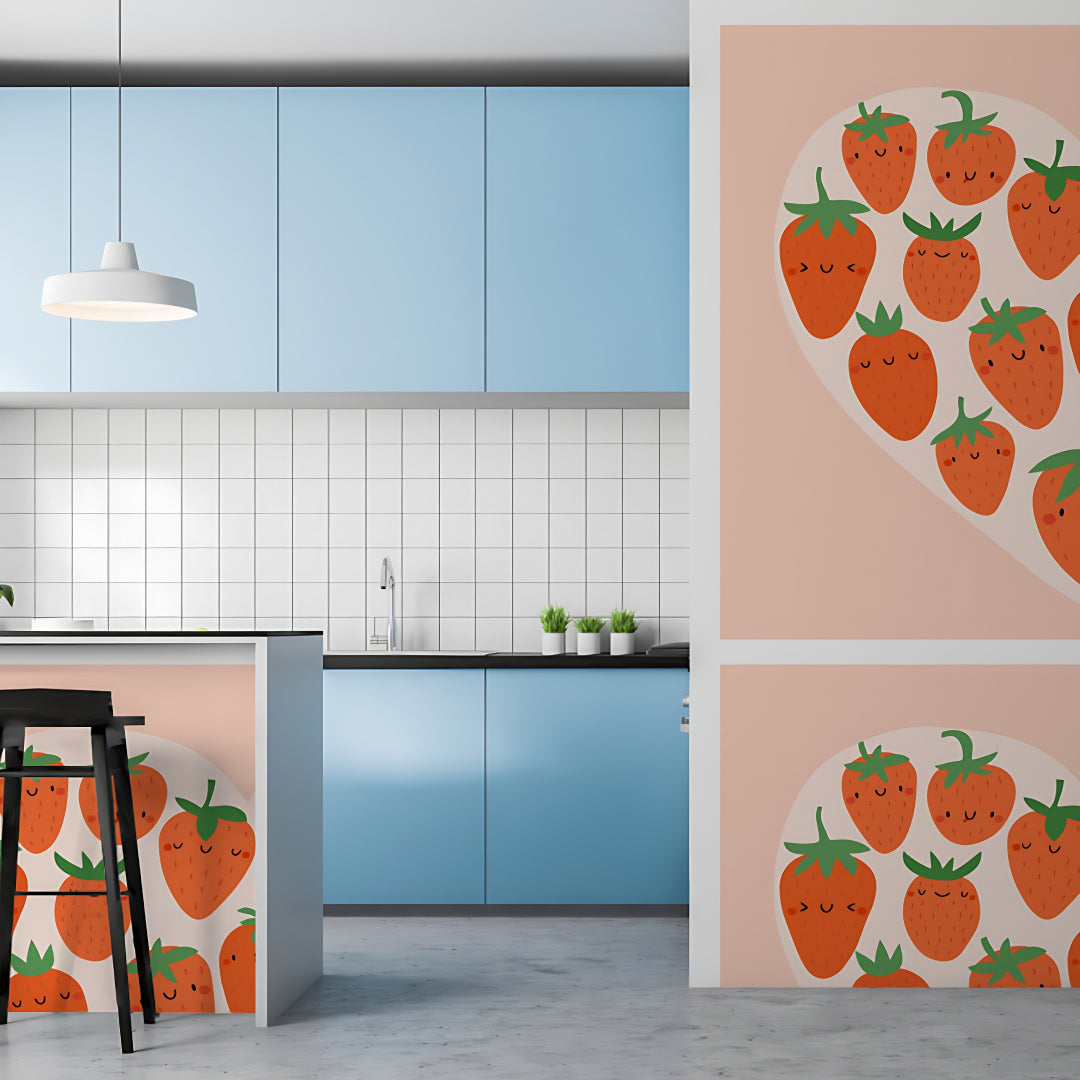 Strawberry Art Customize Wallpaper