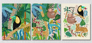Animals In Forest Art 1, Set Of 3