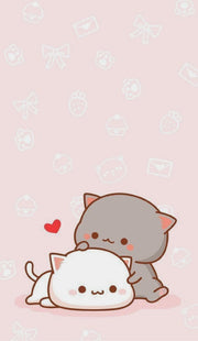 Cute Love Anime Art Self Adhesive Sticker For Door
