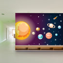 Kids Sun Solar System Wallpaper