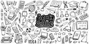School Elemen Doodle Wallpaper