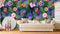 3D Exotic Floral Serene Background Wallpaper