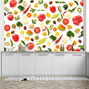 Fruits And Veggies Customize Wallpaper