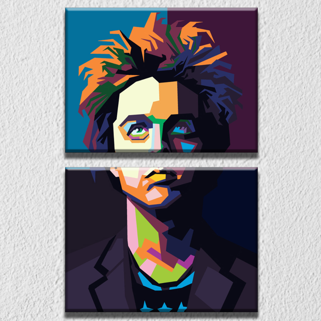 Green Day Music Pop Art , Set Of 2