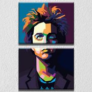 Green Day Music Pop Art , Set Of 2