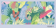 Steps Multicolour Leafy Wallpaper