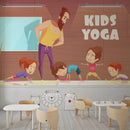 Kids Yoga School Wallpaper