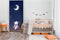 Kitty Seeing In Sky Anime Self Adhesive Sticker For Door