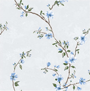 Las Vegas Floral bed Wallpaper