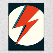 David Bowie Bolt Design Wall Art