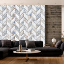 Chevron tile Customised Wallpaper