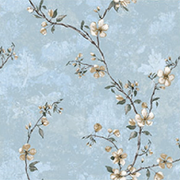 Las Vegas Floral bed Wallpaper