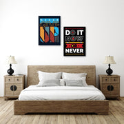Never Give Up And Do It Now Or Never Wall Art, Set Of 2